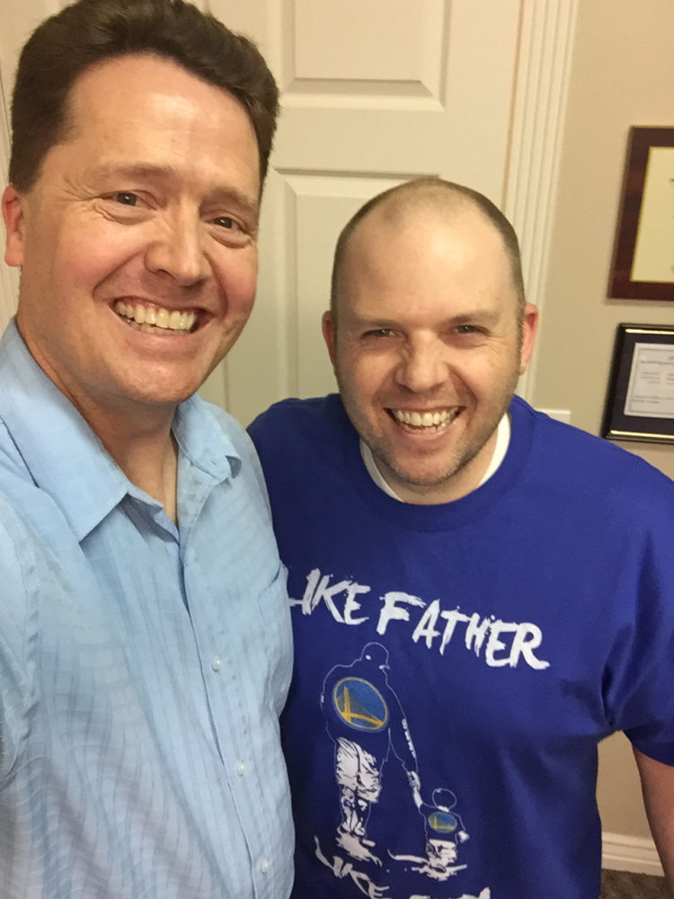 Kevin Clayson with Dr. Paul Jenkins