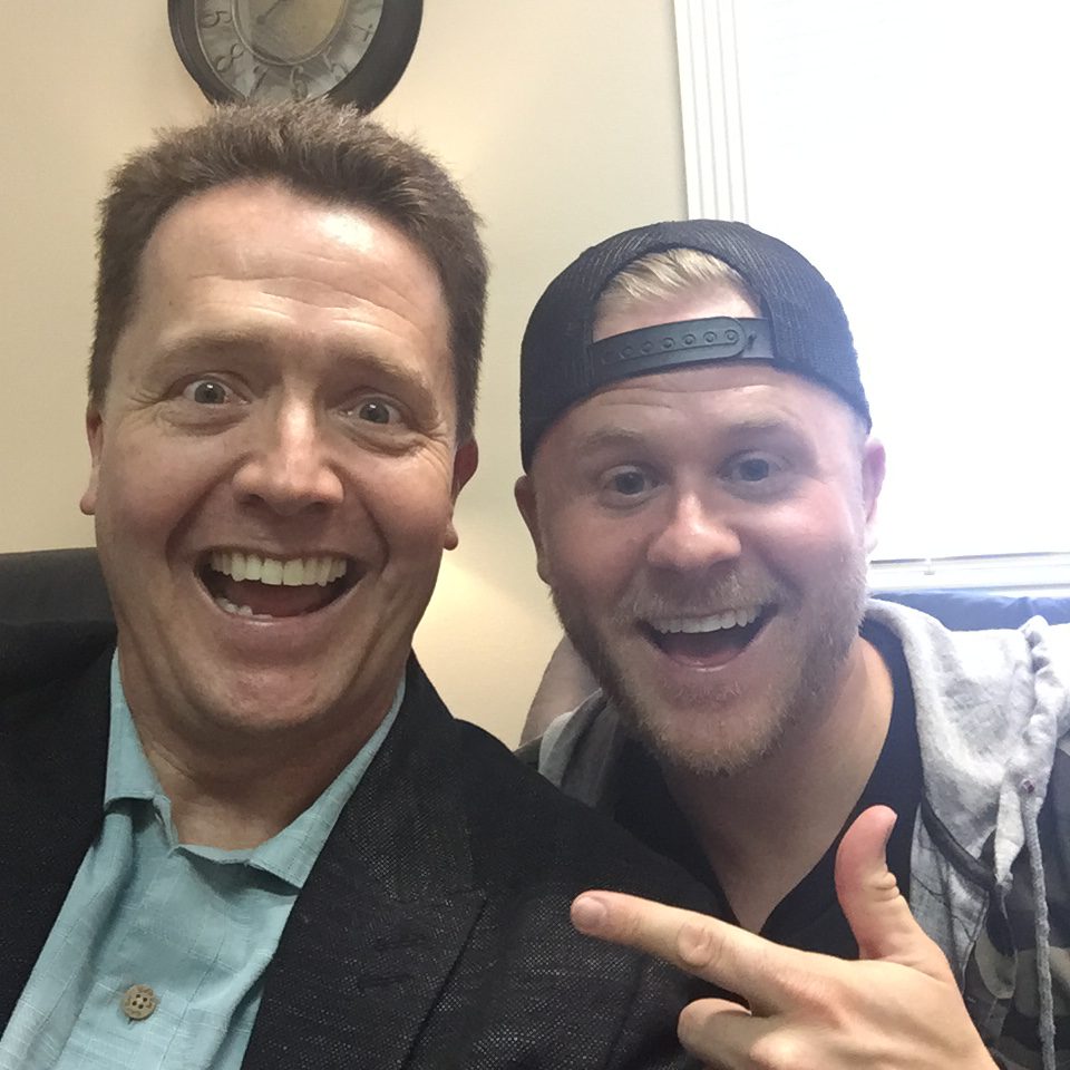 Clint Pulver with Dr. Paul Jenkins
