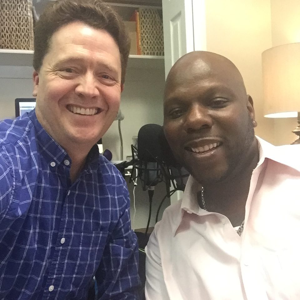 Stacy Waggoner with Dr Paul Jenkins