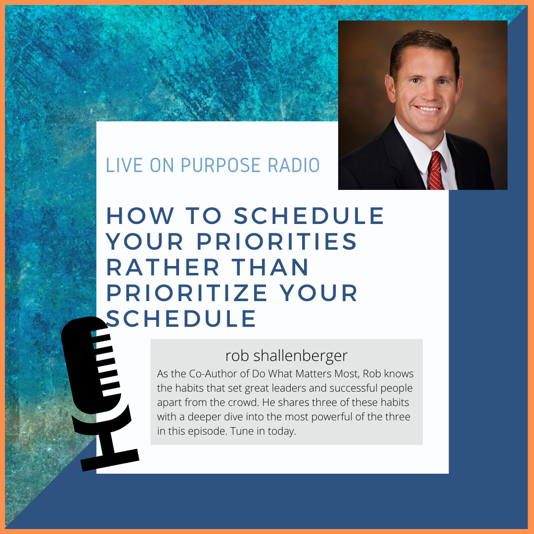 Rob Shallenberger at Live On Purpose Radio