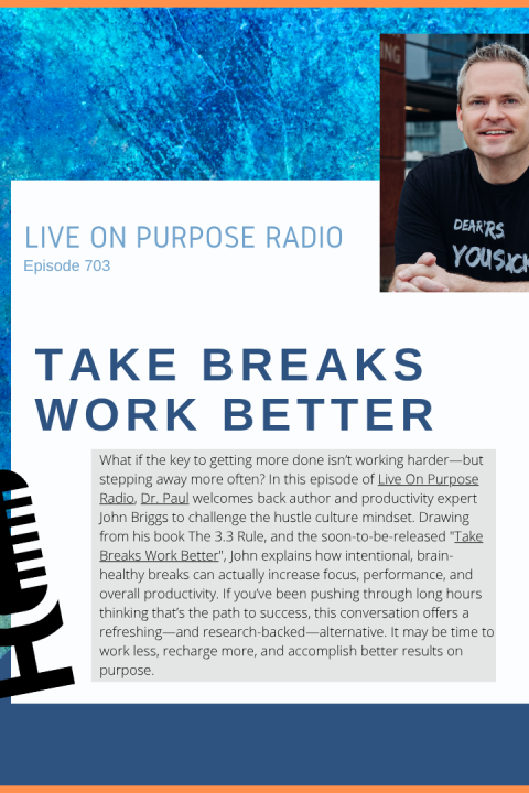 Take Breaks Work Better – with John Briggs – Episode #703